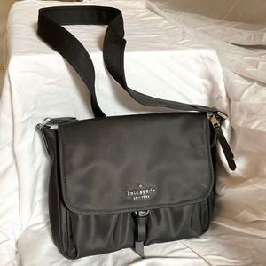Kate Spade Black Vinyl Crossbody